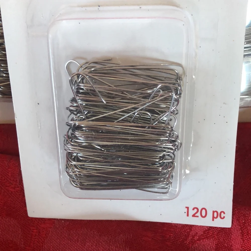 FREE package of large silver ornament hooks with a Christmas item purchase